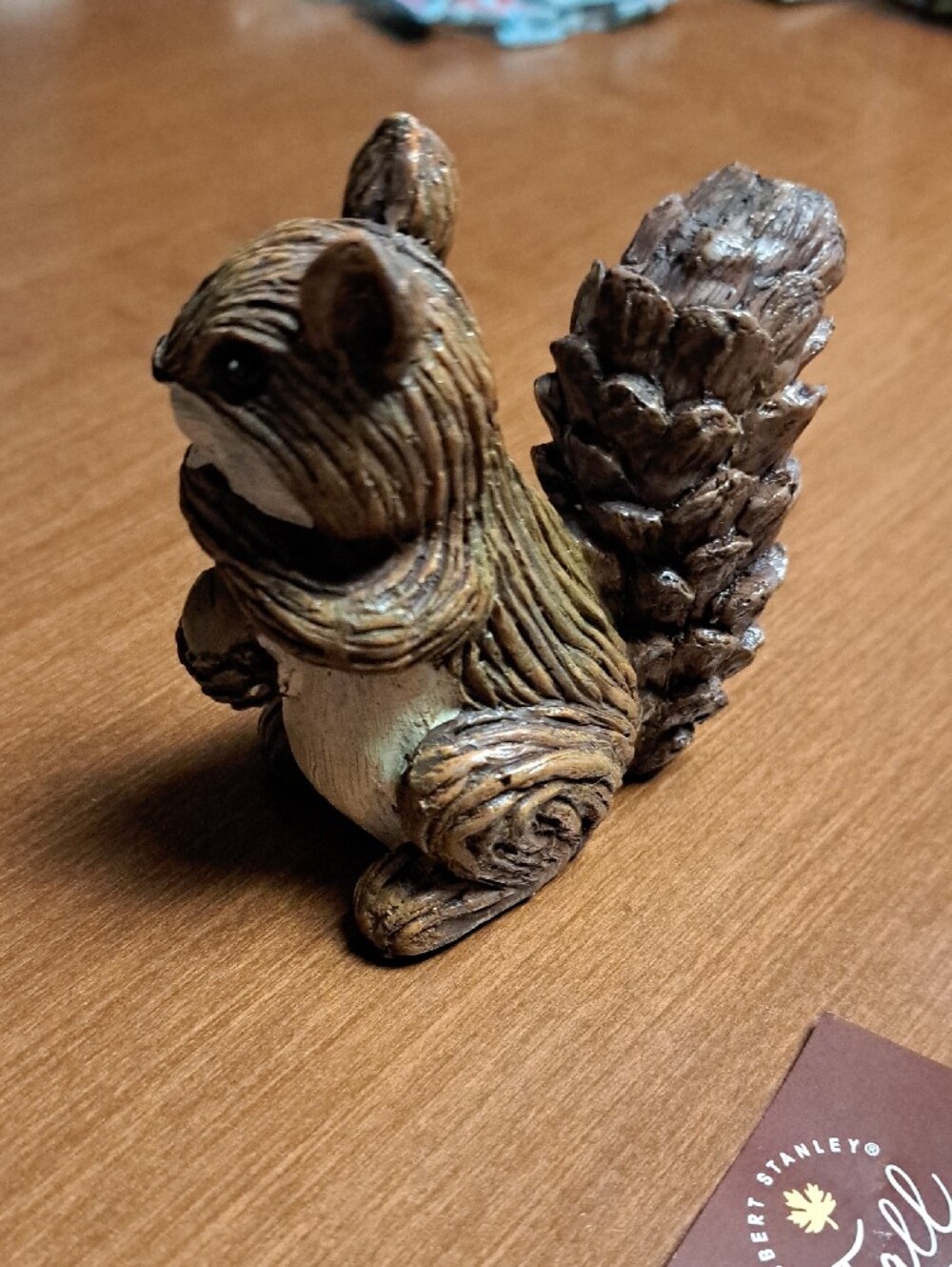 Rustic Brown Squirrel Figurine Decorative Accent - Picture 4 of 5